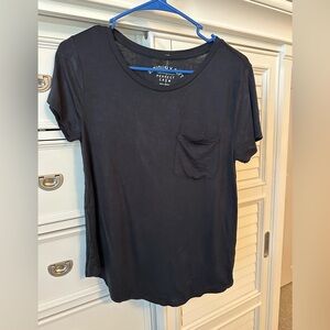 Aeropostale Seriously Soft Black Crew Neck Tee size Small